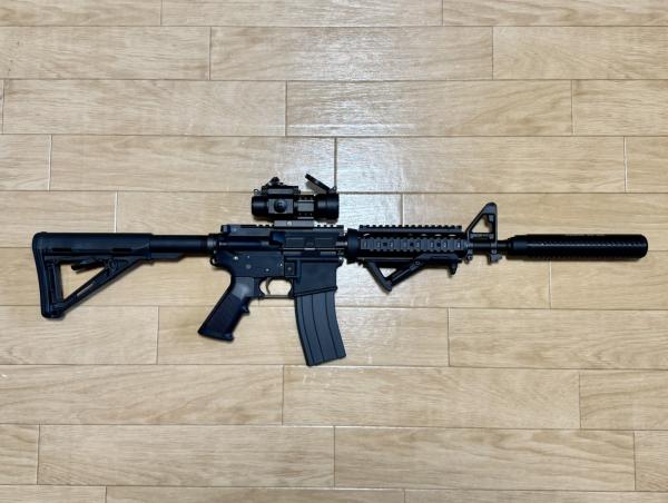 AIM-O ドットサイト M2 レッド/グリーン切り替え L型マウント付き