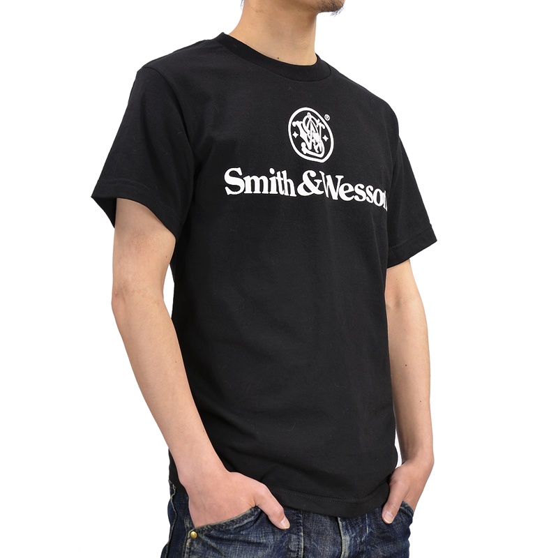 スミス&ウェッソン Tシャツ 半袖 Basic Logo | ミリタリーショップ 