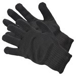 防刃グローブ ブラック 1双組 ステンレスワイヤー編込